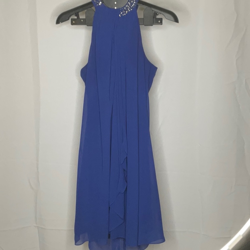 SLNY size M blue dodger  Cocktail  dress